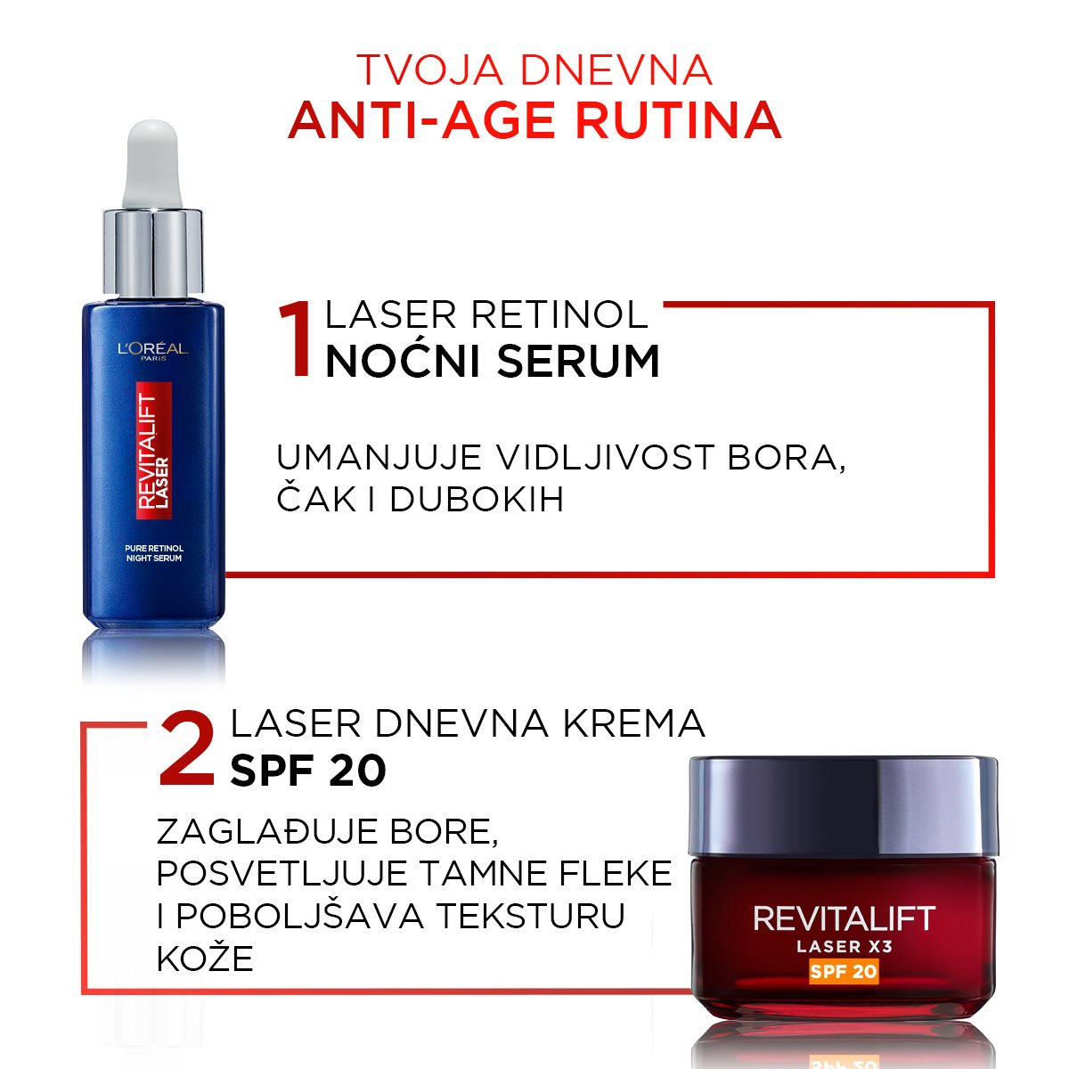 Retinol ublažava bore, obnavlja ćelije i briše akne.