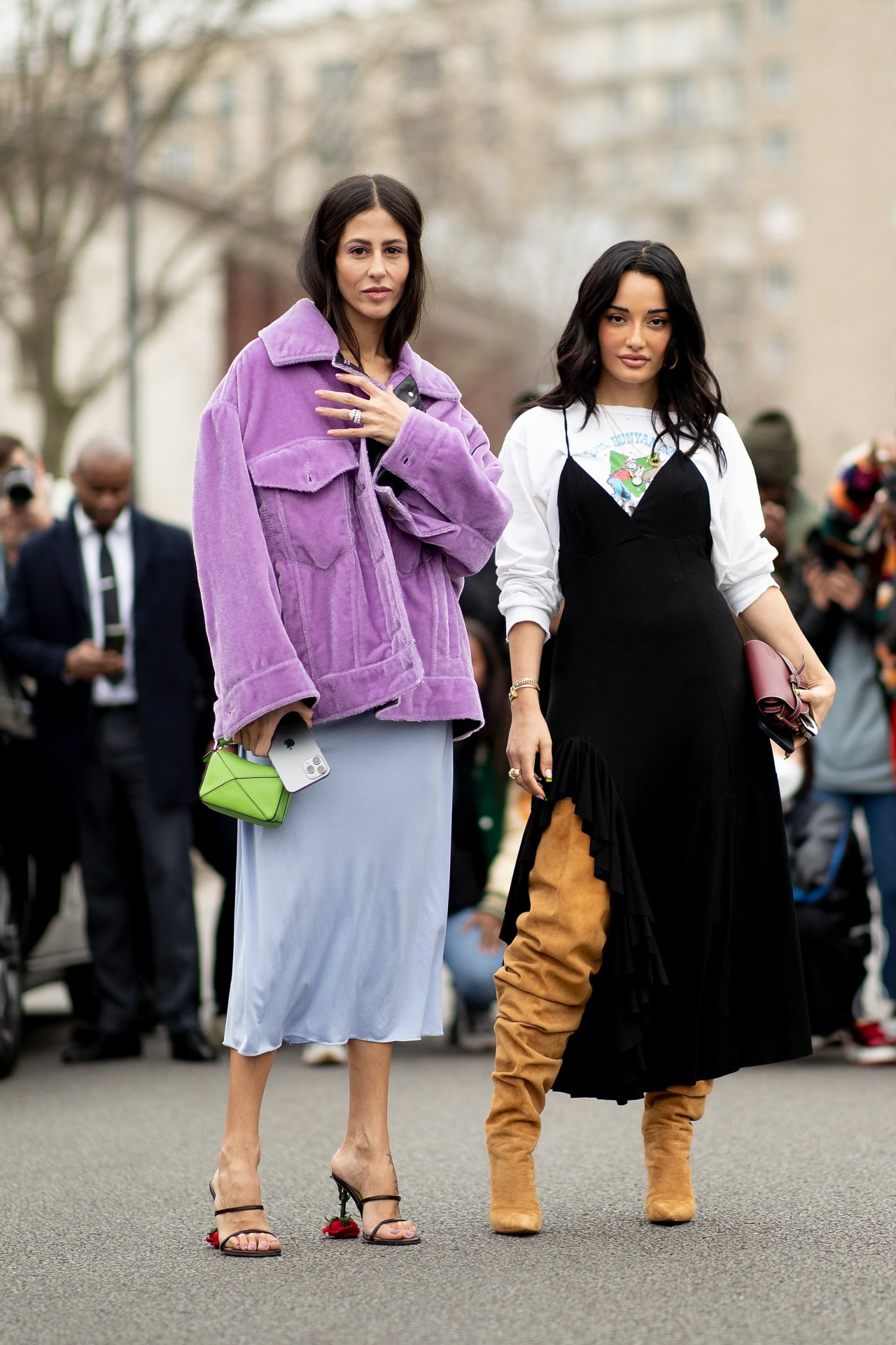 I street style okupirale su Loewe štikle.