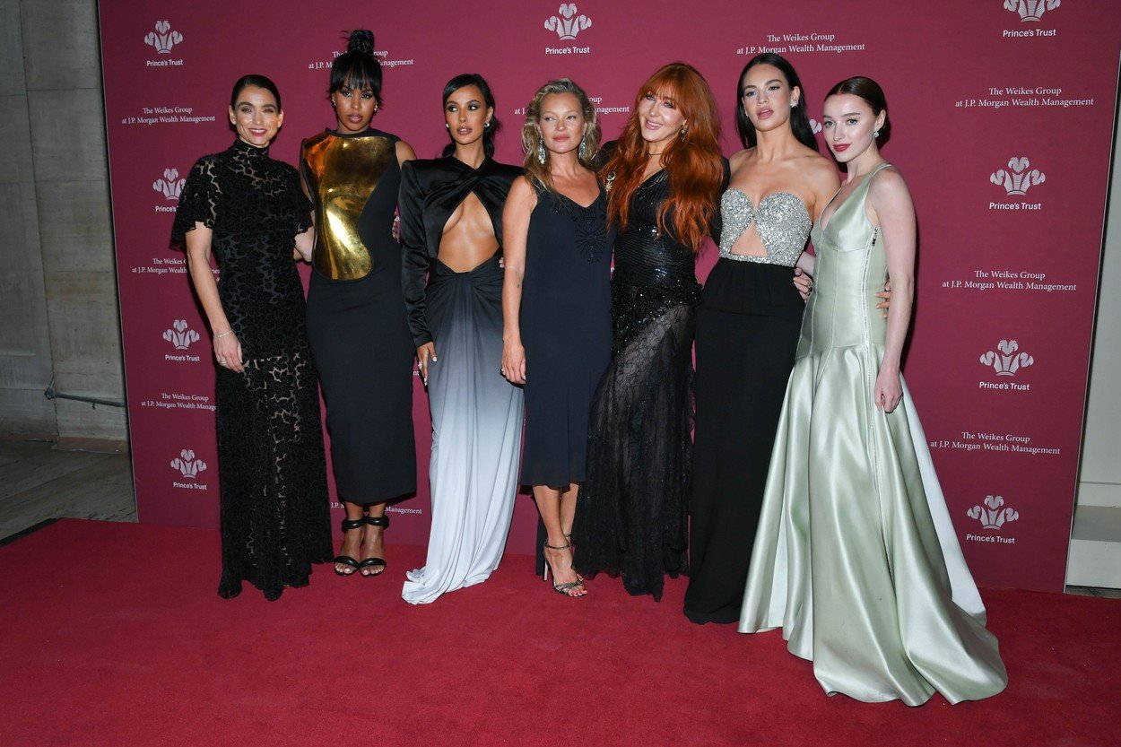 Maya Jama, Sabrina Dhowre, Kate Moss, Charlotte Tilbury, Lily James and Phoebe Dynevor