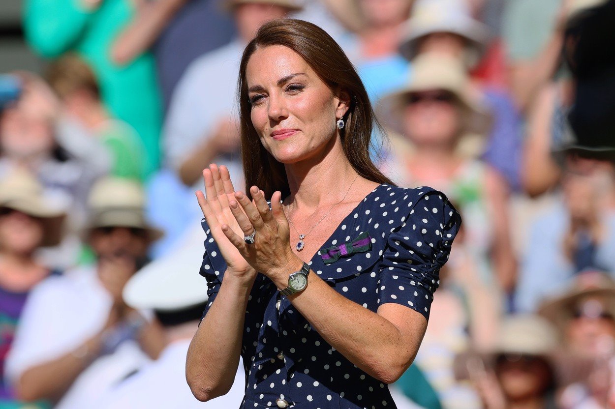 Kate Middleton u haljini na tufne na finalu Vimbldona 2022.