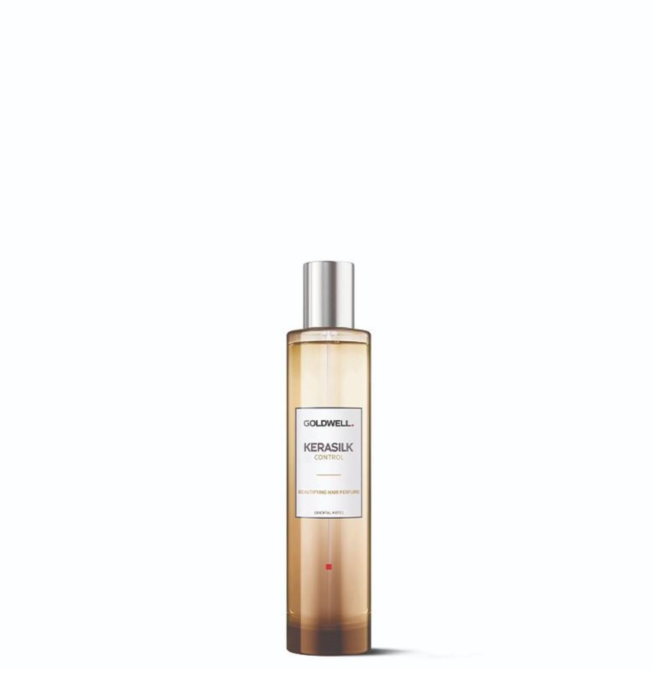 Goldwell – Kerasilk Control Beautifying Hair Perfume ima drvenastu notu.