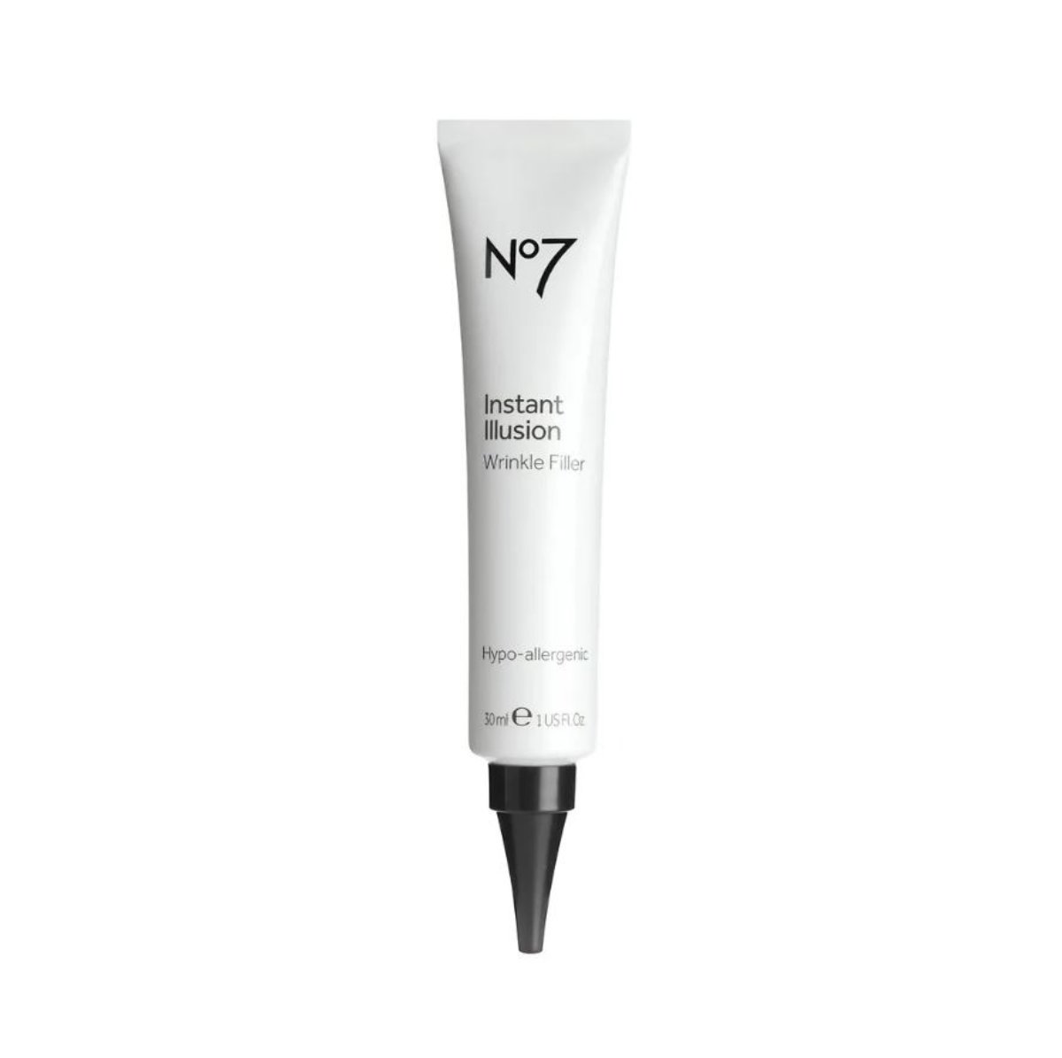 No 7 Instant Illusion Wrinkle Filler popunjava bore.