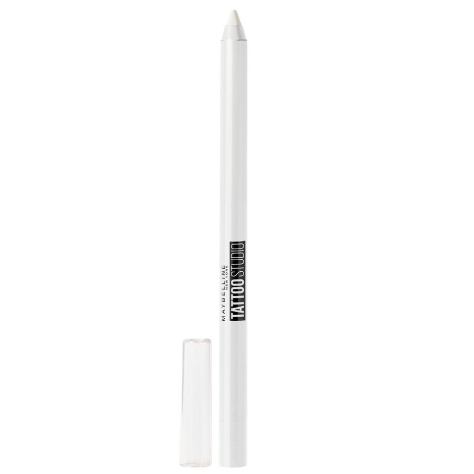 Maybelline New York TattooStudio Gel Pencil Eyeliner - Polished White nijansa