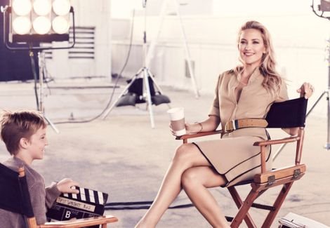 Kate Hudson u reklamnoj kampanji sa sinovima