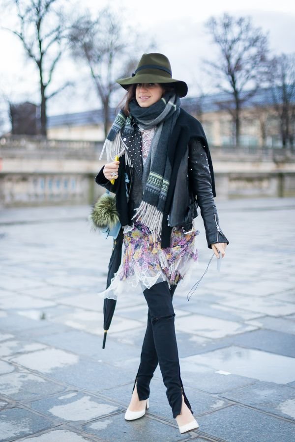 Street style: 10 savršenih zimskih kombinacija sa infinity šalom