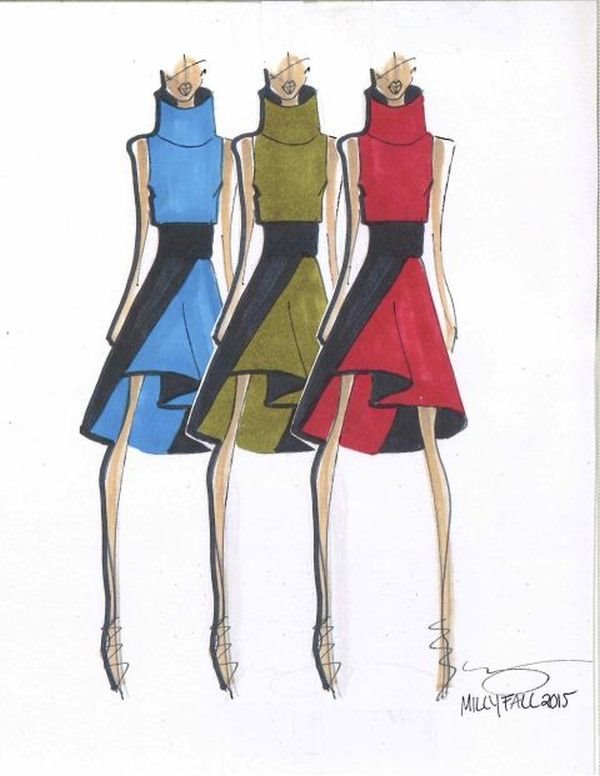 Ilustracije koje pokazuju inspiraciju za kolekcije koje ćemo videti na NYFW-u