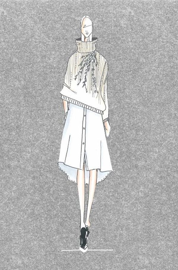 Ilustracije koje pokazuju inspiraciju za kolekcije koje ćemo videti na NYFW-u