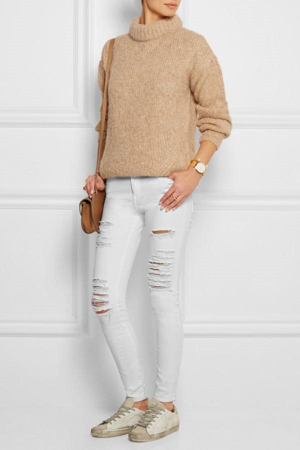 6 načina da nosite iscepan jeans ove zime