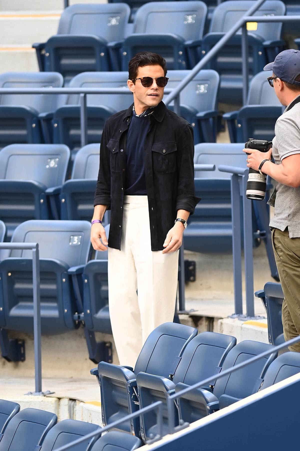 Rami Malek na US Openu