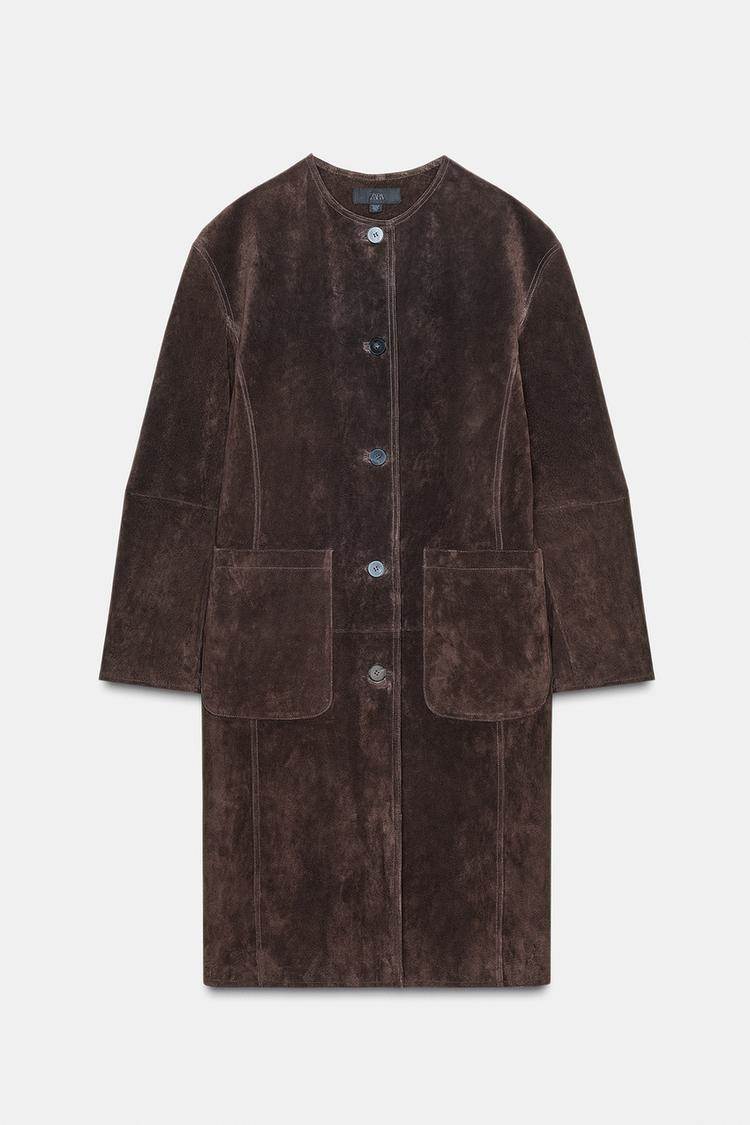 Zara braon mantil za jesen 2025