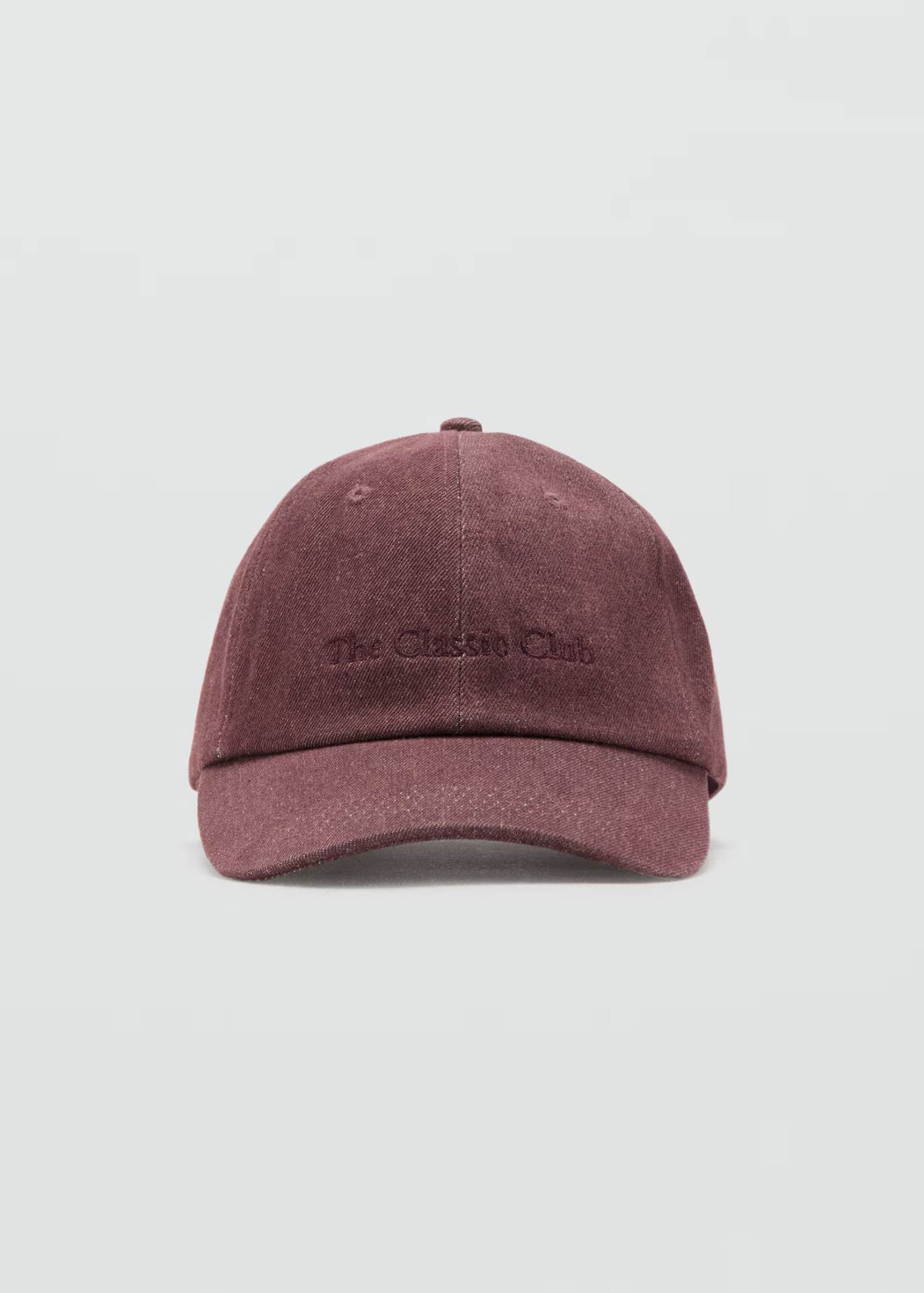 MANGO bordo kačket sa natpisom - The Classic Club