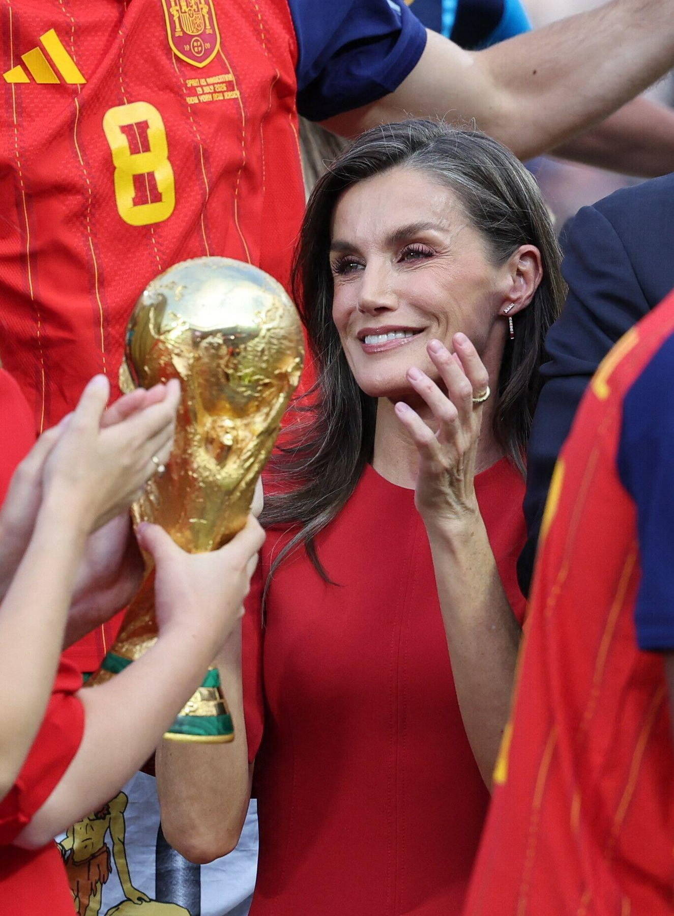 kraljica Letizia i trofej