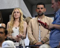 Lindsay Lohan na US Openu