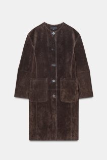 Zara braon mantil za jesen 2025