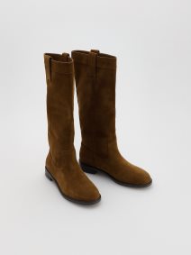 Reserved braon čizme od antilopa