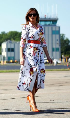20 najlepših odevnih kombinacija Melanije Trump u 2018!