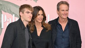 Presley Gerber, Cindy Crawford i Rande Gerber.