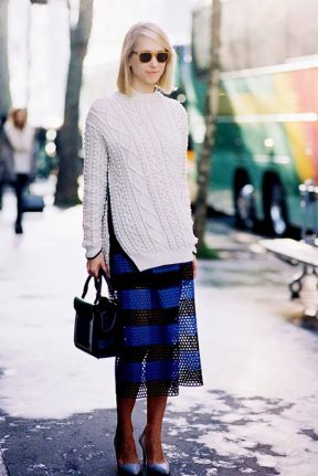 Suknja + džemper: 8 savršenih načina da nosite ovu kombinaciju tokom jeseni