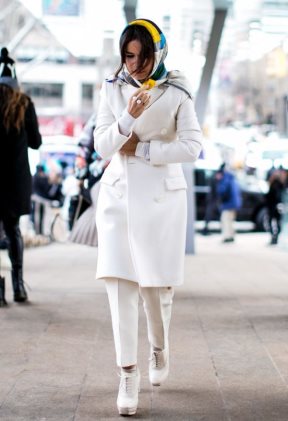 15 načina da ove zime nosite belo