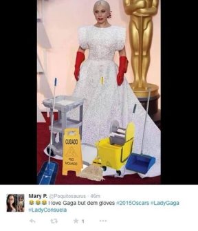 Hit na internetu: Outfit Lady Gage sa Oscara pokrenuo komičnu seriju fotografija!