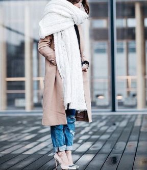 17 načina da nosite xxl šal ove zime