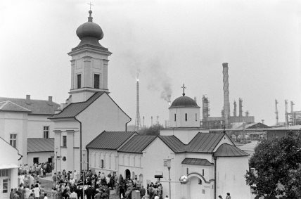 Osvestanje manastira Vojlovica  1991, Zoran Jovanović Mačak.jpg