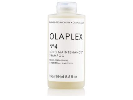 Olaplex 4 Bond Maintenance regenerativni šampon, koji hidrira kosu i ojačava dlaku i smanjuje ispucale krajeve.