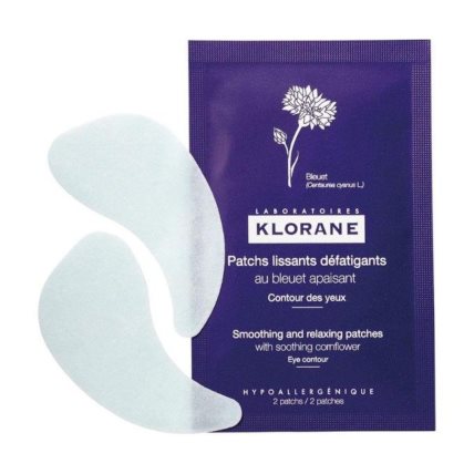 Klorane – Smoothing and Relaxing Patches With Soothing Cornflower brzo smiruje otoke i tamne kolutove