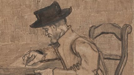 Винсент Ван Гог, Писац за столом, 1882-1883.jpg