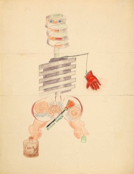 Grupa nadrealista Le cadavre exquis ,1930, Muzej savremene umetnosti.jpg