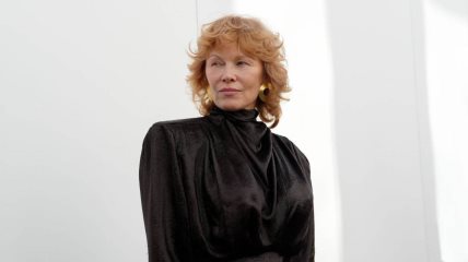 Pamela Anderson sa spicy pumpkin bojom kose.