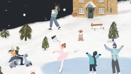 Zimska ilustracija - Mandrapa Design.