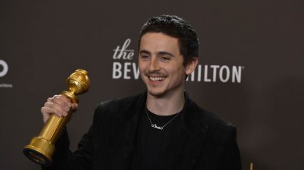 Timothée Chalamet sa Zlatnim globusom