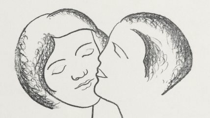 ilustracija grafička ljubavnog para