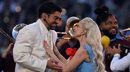 Bad Bunny i Lady Gaga na Super Bowl nastupu 2026.