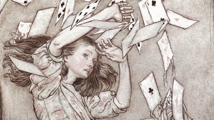 Ilustracija Alise u zemlji čuda.