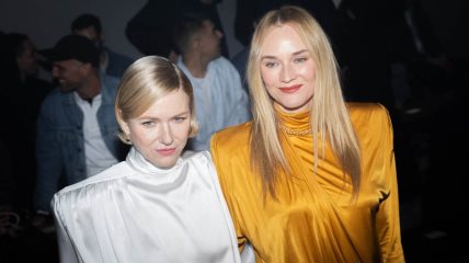 Naomi Watts i Diane Kruger na Balmain reviji.