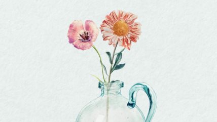 Ilustracija dva cveta.