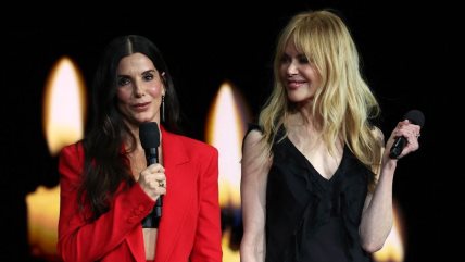 Nicole Kidman i Sandra Bullock na promociji filma Practical Magic 2.