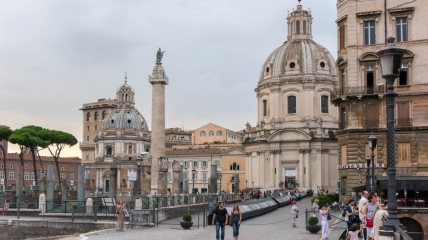 Piazza Venezia u Rimu, Italiji.