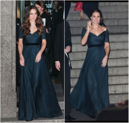 Treći put u istoj kreaciji: Kate Middleton verna haljini Jenny Packham