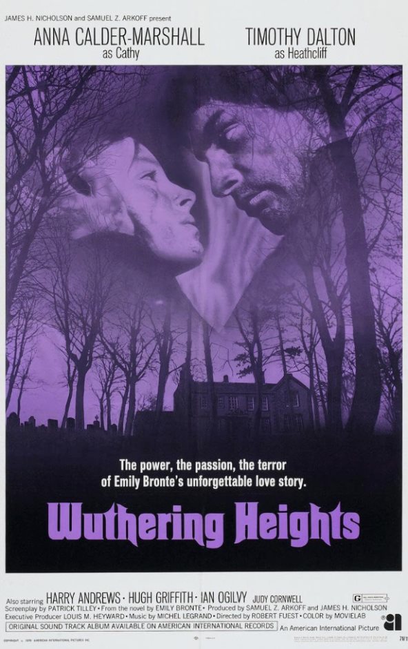 Timothy Dalton i Anna Calder-Marshall u filmu Wuthering Heights (1970)