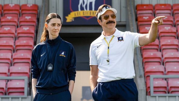 Jason Sudeikis i Tanya Reynolds u novoj sezoni Apple TV+ serije "Ted Lasso".