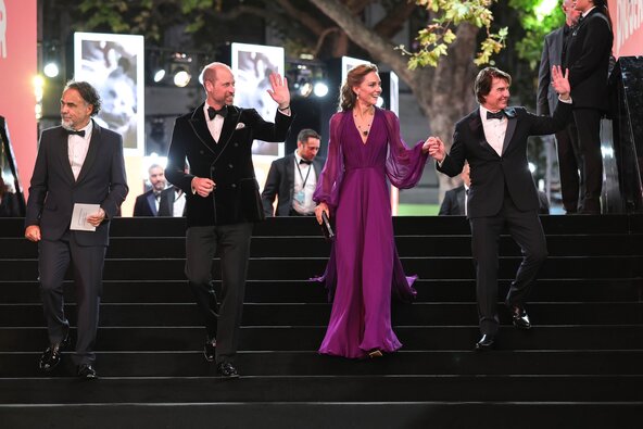 Kate Middleton, Tom Cruise i princ William na premijeri filma "Digger" na 73. Royal Film Performanceu.